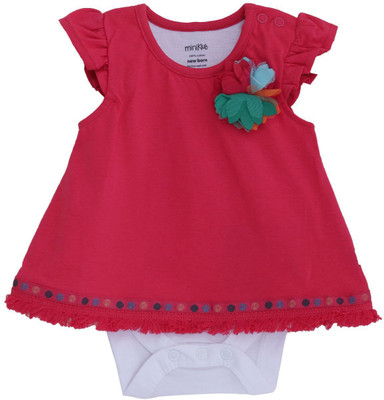 

MINI KLUB Girls Pink Bodysuit