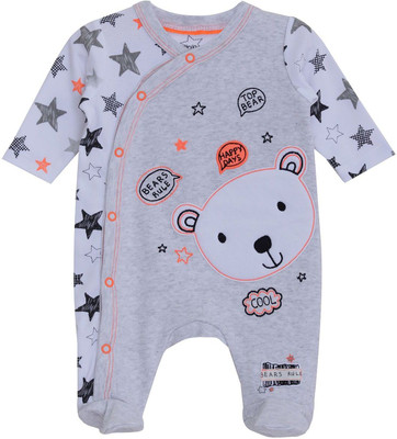 

MINI KLUB Boys Grey Sleepsuit, Greymarl