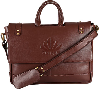 

ABLOOM ABLM1512 Medium Briefcase - For Men(Brown)