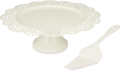 

Elan Steel Cake Server(White, Pack of 1)
