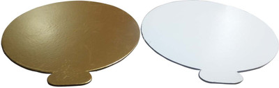 

Buyerschowk Paper Cake Server(Gold, Pack of 50)