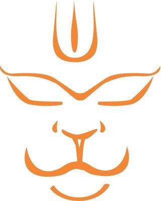 

Ramanta Phrases Sticker for Hood, Bumper, Windows, Sides(Orange)