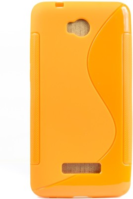 Mystry Box Back Cover for Micromax Canvas Spark 3 Q385(Orange, Silicon, Pack of: 1)