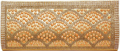 

Bagaholics Party Gold Clutch