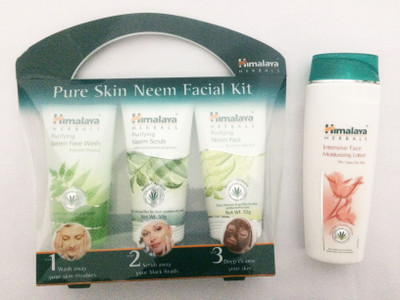 

Himalaya facial kit and intensive face lotion(Set of)