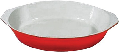 Alda Enamelled Cast Iron Oval Gratin Dish Induction Bottom Cookware Set(Iron, 1 - Piece) available at flipkart for Rs.1341