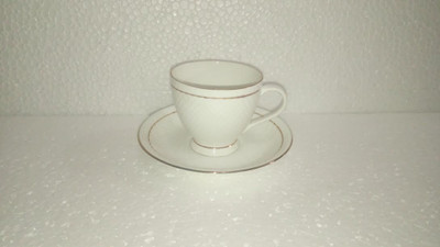 

Clay Craft Bone China(White, Gold)