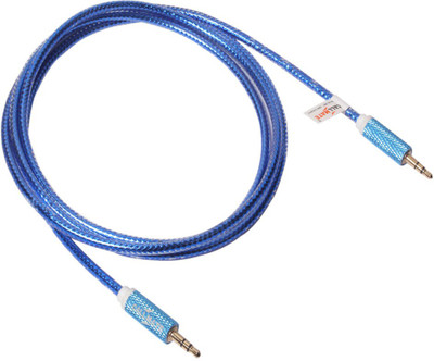 

Callmate Metallic AUX Cable(Blue)