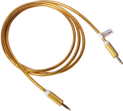 

Callmate Metallic AUX Cable(Golden)