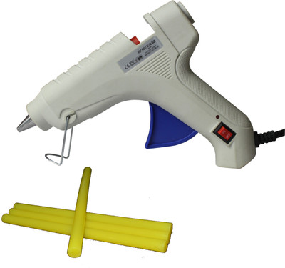 

iwill Yellow Hot Melt Glue Sticks With 40W Gun For Decoration & DIY - 4 g