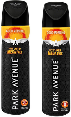 Park Avenue Classic Deo Mega Pack, Good Morning (Pack of 2) Deodorant Spray - For Men(220 ml, Pack of 2) available at flipkart for Rs.430