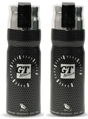 

Ekoz Gt Black Deodorant Body Spray And - Pack of 2 Body Spray - For Men & Women(200 ml, Pack of 2)