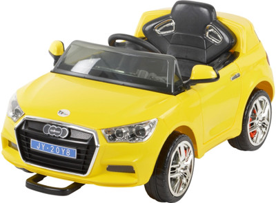 Toyhouse Officially Licensed Audi Sports Ride-On Car Battery Operated Ride On(Yellow)