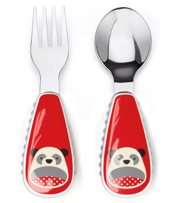 

Skip Hop Baby Zoo Little Kid and Toddler Fork and Spoon Utensil Set, Multi Pia Panda - Melamine & Stainless steel(Multicolor)