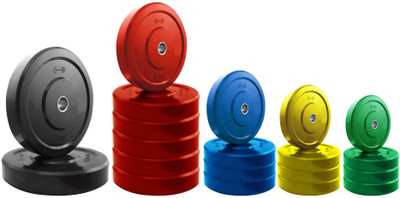 

Headly 80 KG RUBBER WEIGHT COLOURED Home Gym Kit