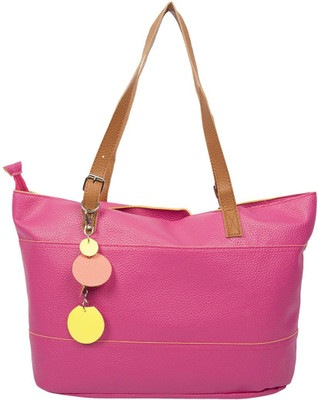 GELILIA Hand-held Bag(Pink, Tan)
