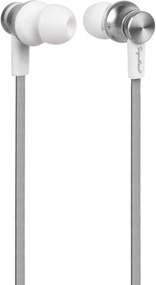 

Signature VM-51 UNIVERSAL HAND FREE Wired Headset with Mic(Silver, In the Ear)