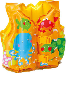 

Intex Deluxe Swim Vest (59661NP) Pool School Step 2 Inflatable Pool Accessory(Multicolor)
