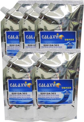GALAXY HP Q 2612 A 1005,1010,1020,1015,2900,3000 Laser toner for refilling 120 gm per pack Black Ink Toner