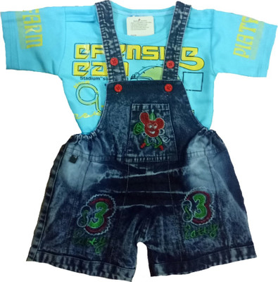 

Kid n Kids Romper For Boys & Girls Solid Cotton(Multicolor, Pack of 1, Multicolour