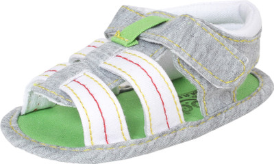 

abdc kids Boys Velcro Flats(Grey