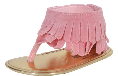 abdc kids Boys & Girls Velcro Flats(Pink