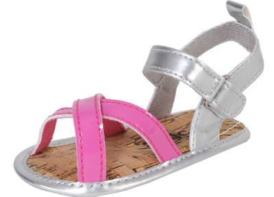 abdc kids Boys & Girls Velcro Flats(Pink