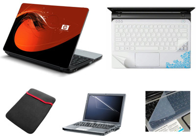 

Namo Art Namo Art 5in1 Laptop Accessories Combo of Laptop Skins with Palmrest Skin, Sleeve, Screen Guard and Key Protector for All Laptop - Notebook HQ1003 Red Special Edition Combo Set(Multicolor)