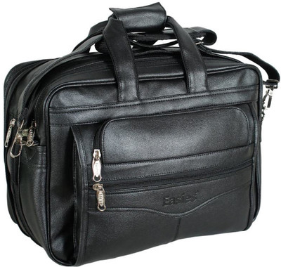 

Easies 15 inch Expandable Laptop Messenger Bag(Black), Blaack
