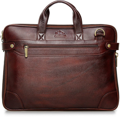 

The Clownfish 17 inch Expandable Laptop Messenger Bag(Maroon)