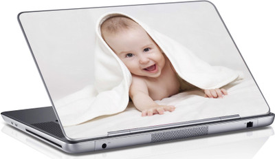 

Sai Enterprises Cute-baby-beautiful-smiling-face vinyl Laptop Decal 15.6