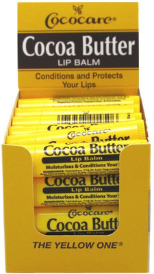 

Cococare Lip Balm 0.15oz (24 Pieces) Cocoa Butter(Pack of: 24, 4.25 g)