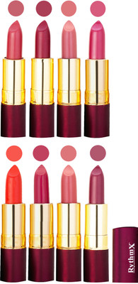 

Rythmx Supreme Matte Lipstick Combo Of 8 Pcs 69(Multicolor,)