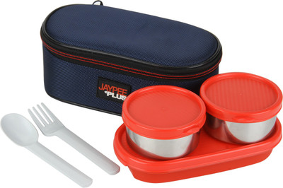 

Jaypee Plus Merawala 3 Containers Lunch Box(630 ml), Red