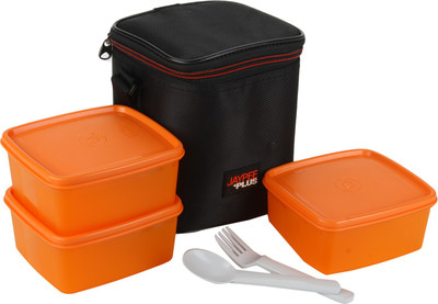 

Jaypee Plus Wonder Bag 3 3 Containers Lunch Box(1800 ml), Orange