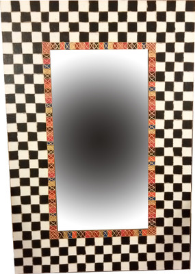 

Akanksha Arts Handmade15 Decorative Mirror(Rectangle)