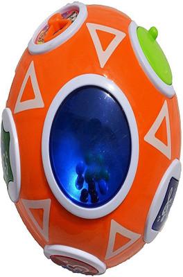 

Taaza Garam kids high quality imported for kids musical and numbers Spin Ball Yellow\green gift toy.(Multicolor)