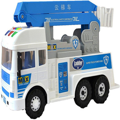 

Taaza Garam kids high quality RC Toys musical inertial ladder construction truck Remote Control big fun with lights and music gift toy.(Multicolor)