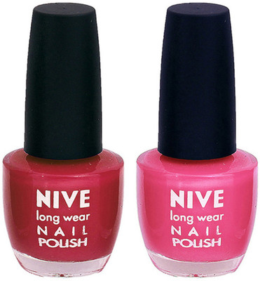 

Nive Colour Blast Nail Polish (Set of 2 Nail Polish) Pink(Pack of 2)