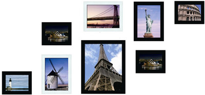 

Swadesi Stuff MDF Photo Frame(Black, 8 Photos)