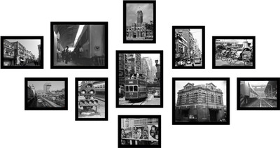 

Swadesi Stuff MDF Photo Frame(Black, 11 Photos)