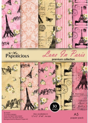 

The Craft Shop Paper Pack Printed A5 Multipurpose Paper(Set of 1, Multicolor)