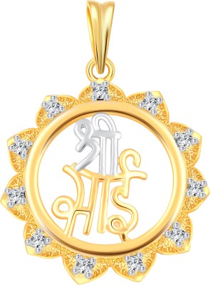 VIGHNAHARTA Shri Sai Gold-plated Cubic Zirconia Alloy Pendant
