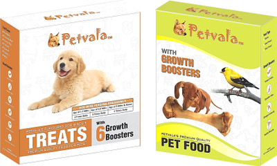 

PETVALA Petvala Pet Food Classic Bird Food & Milky Treats Premium Pet Food … Chicken, NA 1 kg Dry Dog Food(Pack of 2)