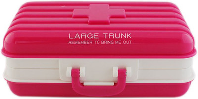 

Tootpado 0 Portable Mini Pills Storage Box With 6 Compartments - Pink (1j476) - Convenient Travel Suitcase Pillbox Jewellery Kit Pill Box(Pink)