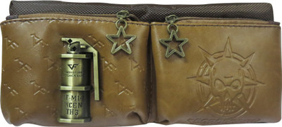 

DCS pencil case canvas multifunction pencil bag stionery (Brown) Pouch(Brown)