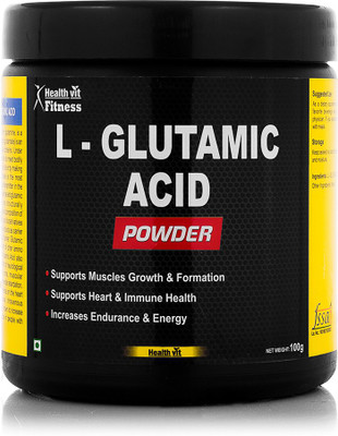 

HealthVit Fitness Glutamic Acid Powder 100GMS Nutrition Drink(Unflavoured Flavored)