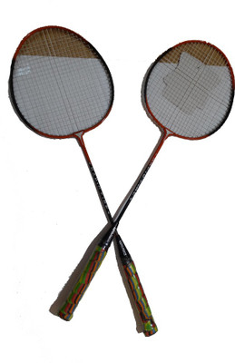 

Green max Rapid fire Orange Strung Badminton Racquet(G4 - 3.25 Inches, 140 g)
