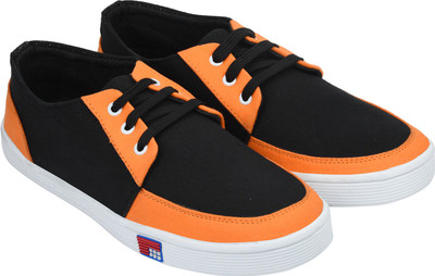 

Kaneggye Canvas Shoes For Men(Orange, Black