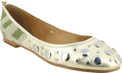 

SAINT G Womens Leathers Bellies For Women(Beige, Platin